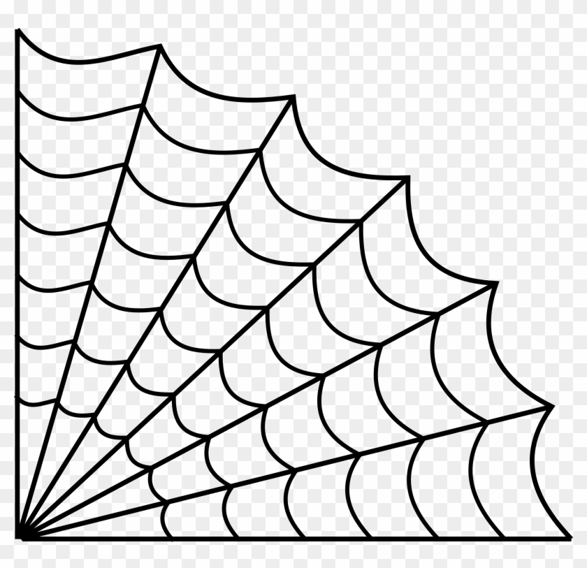 Image Result For Spider Web Line Drawing - Spider Web Line Drawing #161299