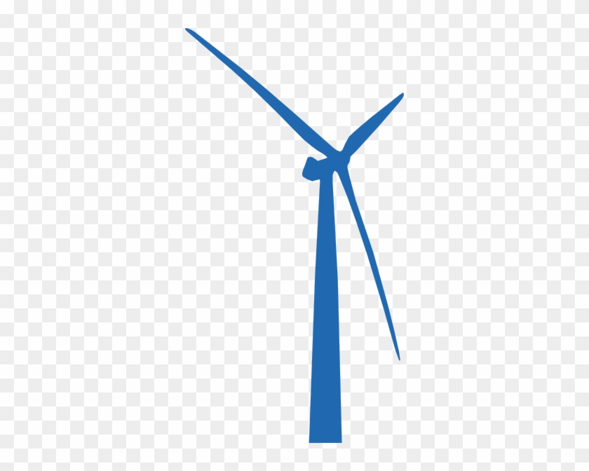 Wind Turbine Blue Clip Art - Wind Turbine Clip Art #161325