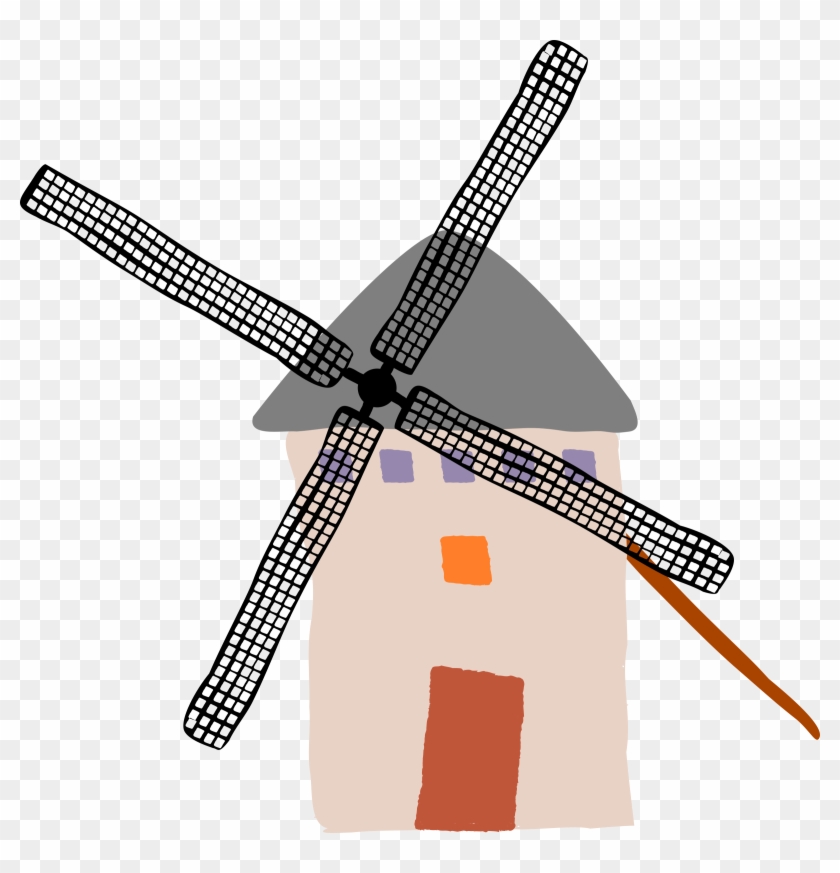 Windmill 2 - Windmill Clipart #161350