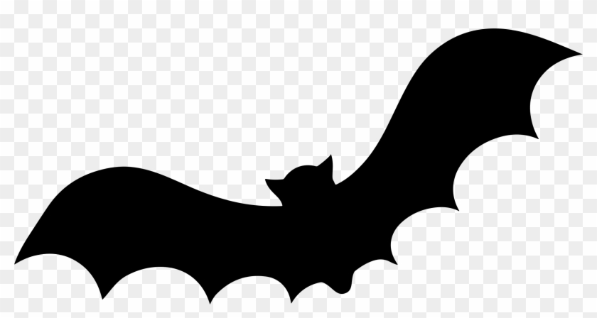 Silhouette Clipart Bat - Bat Decorations For Halloween #161396