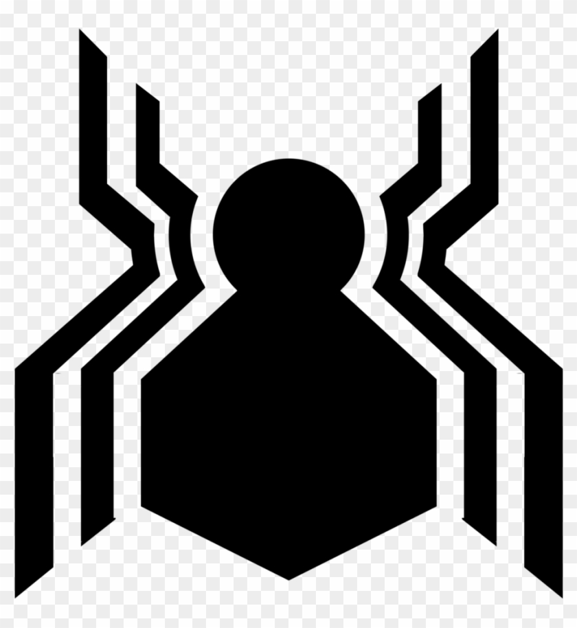 Mcu Spider Man Logo By Momopjonny On Deviantart - Spiderman Homecoming Spider Logo #161892