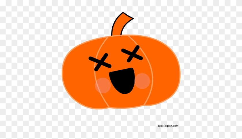 Cute Pumpkin Free Clip Art For Halloween - Clip Art #161914