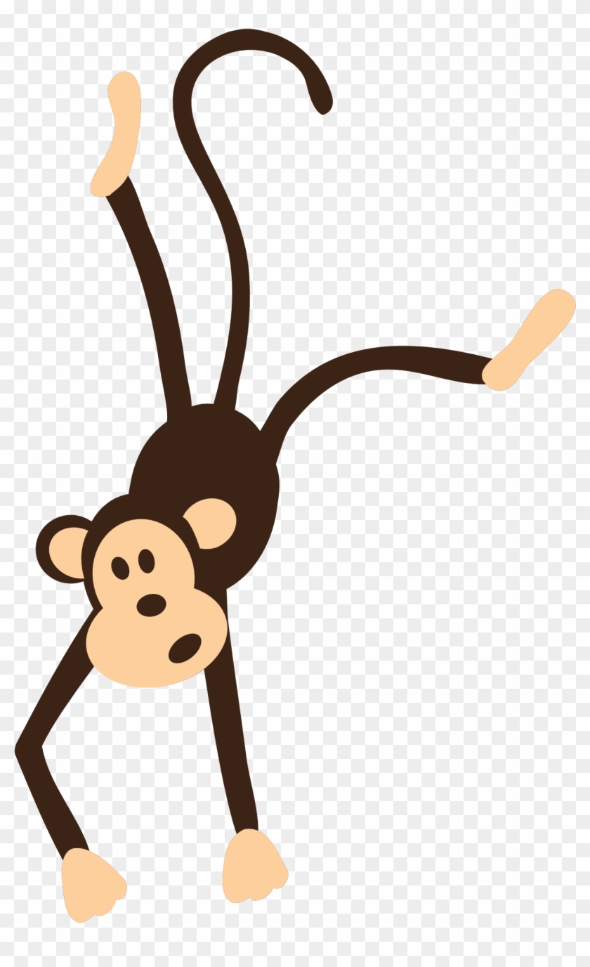 Stuffed Animal Clipart Sad - Monkey Hanging Clipart #162004