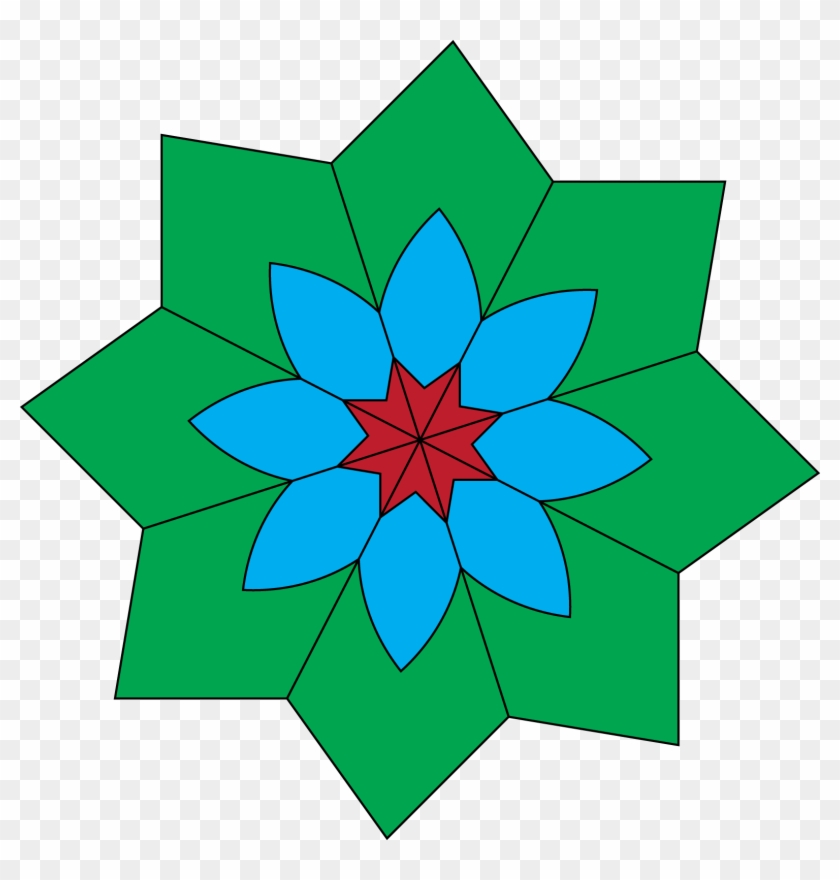 Free Vector Kaleidoscope Clip Art - Kaleidoscope Clip Art #162015