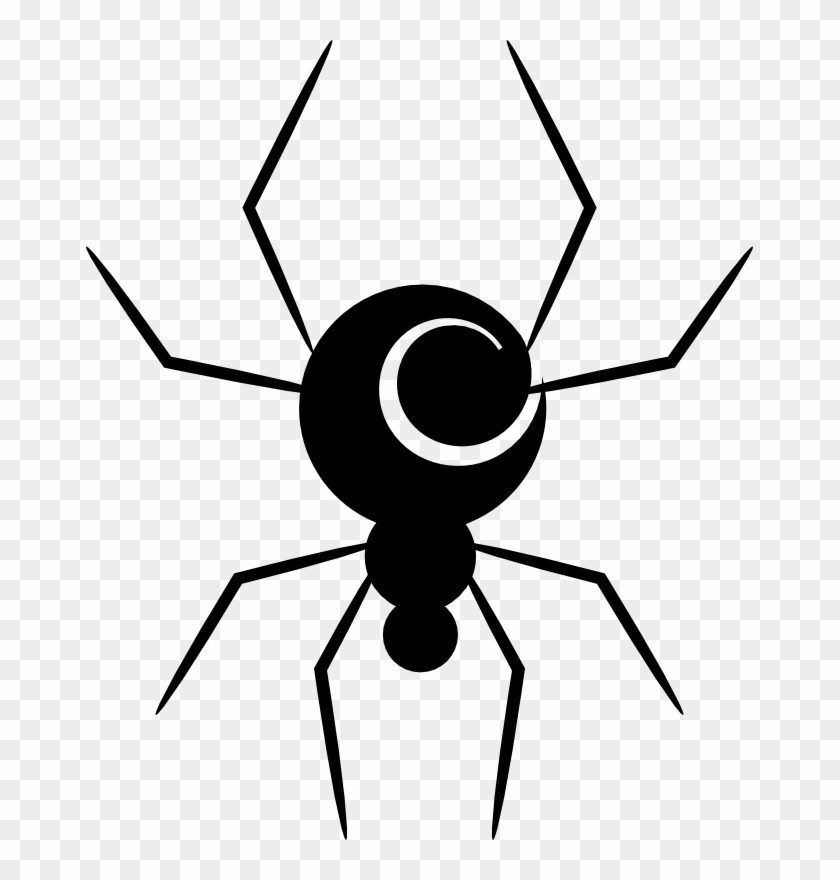 Clipart - Spiral Spider - Simple Spider Vector #162037