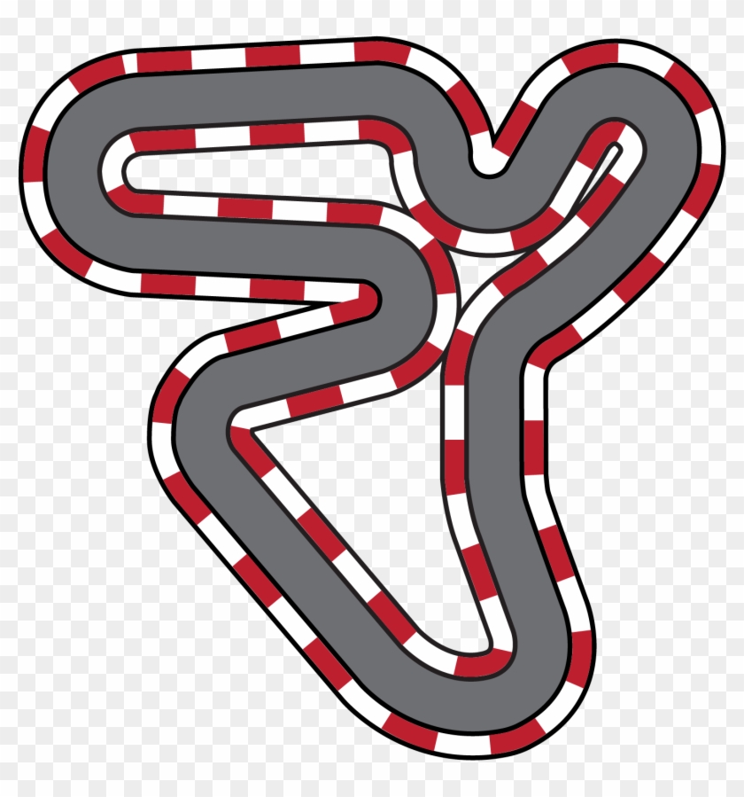 Racing Clipart Race Track - Go Kart Track Clip Art #162323