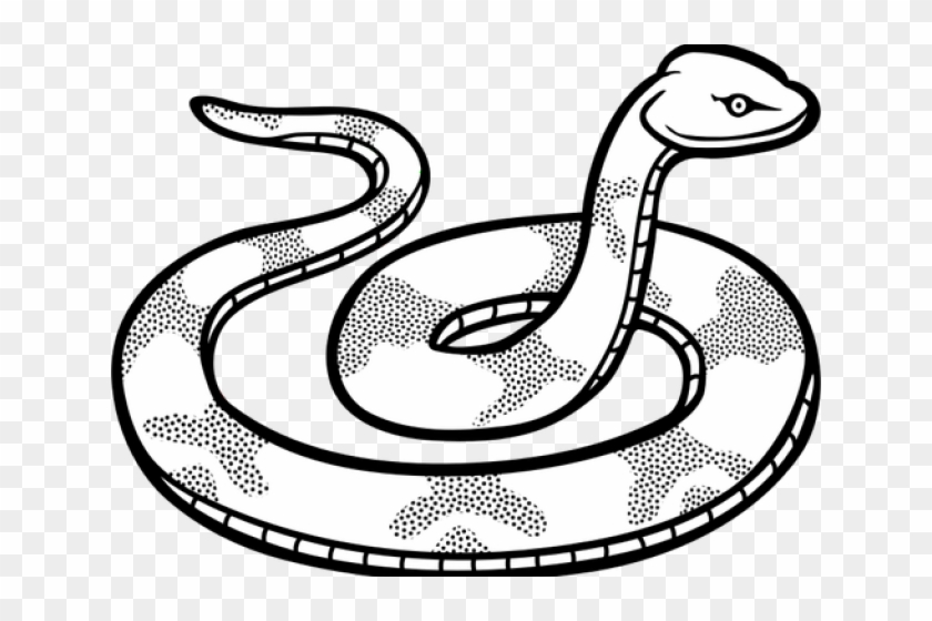 Ular Clipart - Snake Clip Art Black And White #162364