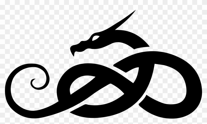 Chinese Dragon Celtic Knot Clip Art - Dragon Tribal #162366