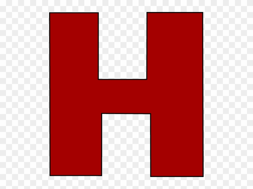 Red Letter H Clip Art - Letter H Clipart #162410