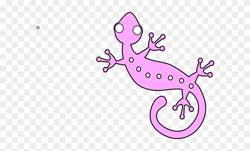 Pink Gecko Clip Art - Gecko Clip Art #162494