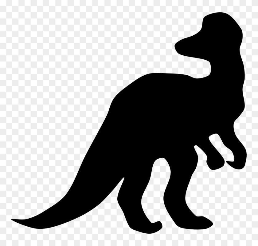 Dinosaur Prehistoric Jurassic Reptile Monster - Dinosaur Silhouette #162500