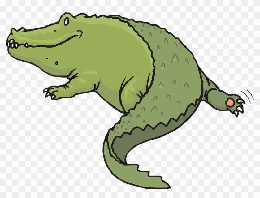 Alligator Clip Art - Alligator Tail Clipart #162574