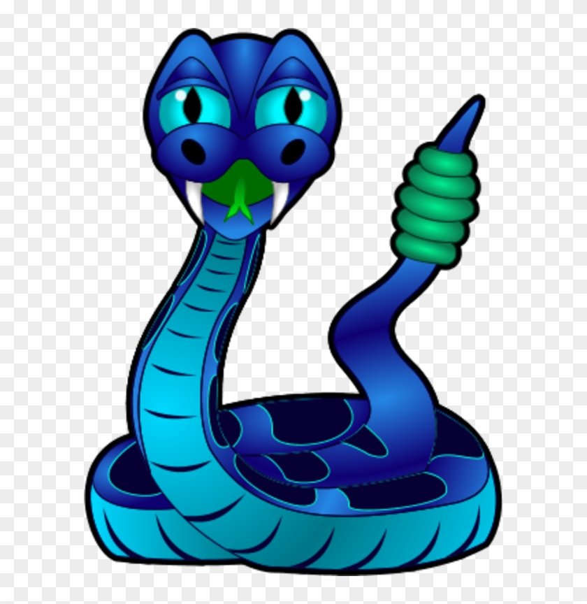 Blue Snake Clipart - Poisonous Snakes Clipart #162585