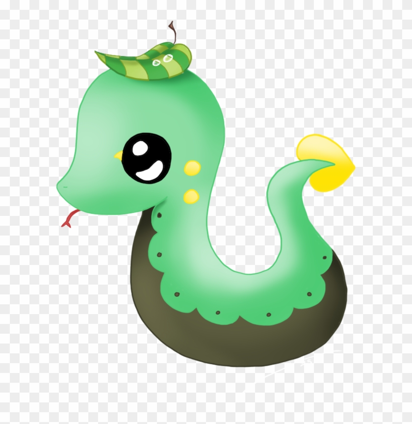 Grass Snake Fakemon By Darkrailady - Cartoon #162651