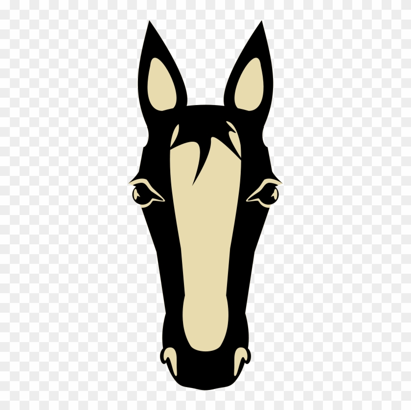 Free Horse Head Clip Art - Horse Head Silhouette Front #162749