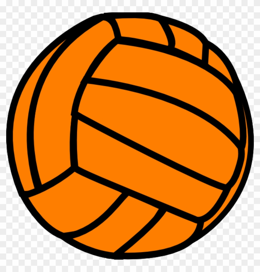 Volleyball Clipart Orange Volleyball Clip Art At Clker - Orange Volleyball Clipart #162778