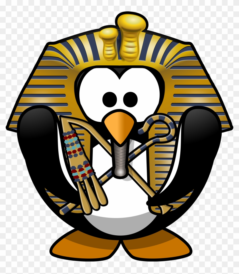 Egyptian Clip Art - King Tut Penguin #163120