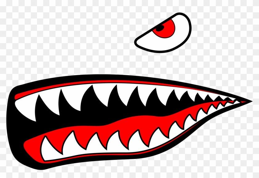 Cartoon Shark Mouth Drawing