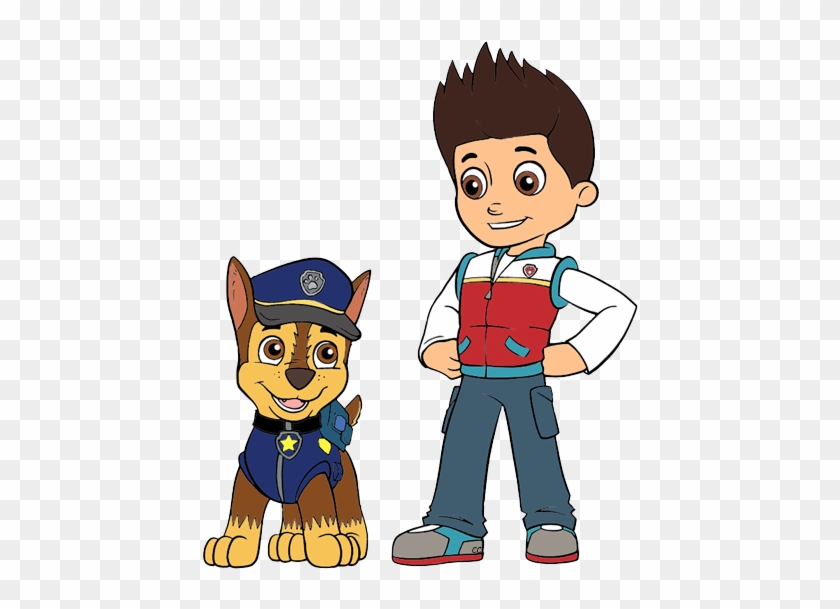 Chase Clipart Transparent - Ryder And Chase Paw Patrol #163349