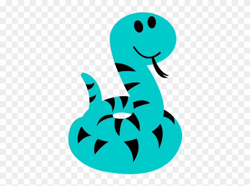 Blue Snake Clipart - Transparent Background Python Clipart #163350