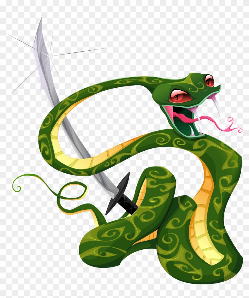 Snake Tattoo Png Clipart Image 03 - Snakes #163357