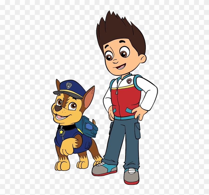 Chase Clipart Transparent - Paw Patrol Ryder And Chase #163426