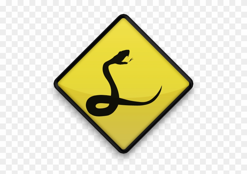 Snake Warning Sign Clip Art - Break Dancing Sign #163656