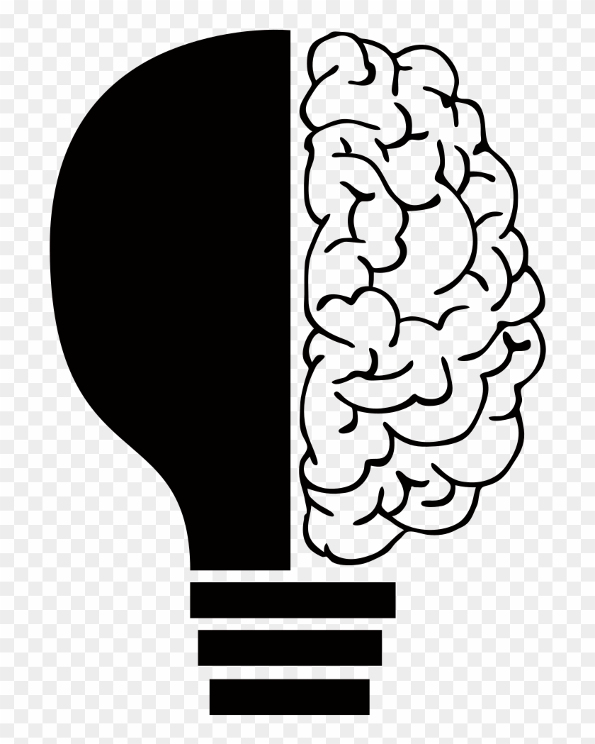 Brain Light Bulb By Elisa Riva - Two Heads Are Better Than One #163670