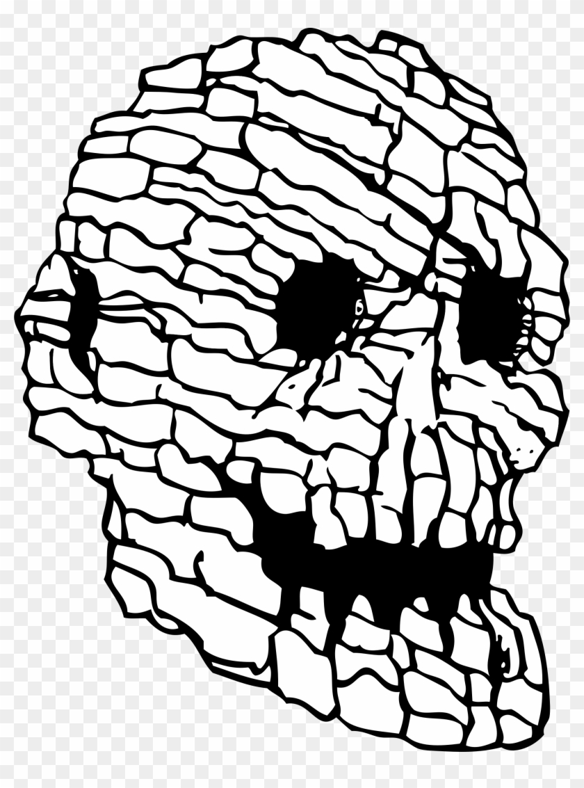 Skull Rock Clipart #163706