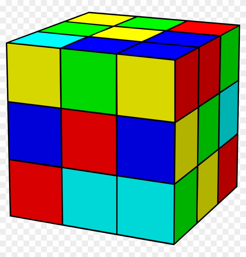 Clipart Rubiks Cube - Cube Clipart #163824