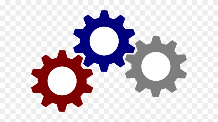 Gear Clip Art - Colored Gears Clipart #163858