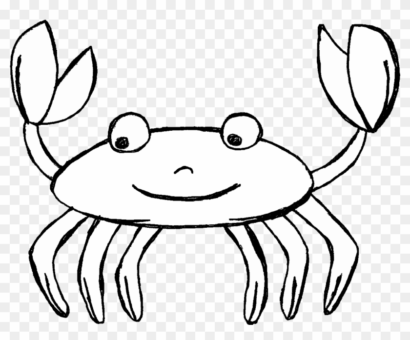 Ocean Animals Clip Art Black And White Clipart Panda - Crab Clip Art Black And White #163965