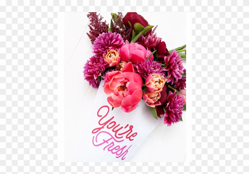 Adorable Bouquet Of Flowers With Vibrant Colors And - Ms Beauty Glow #861983