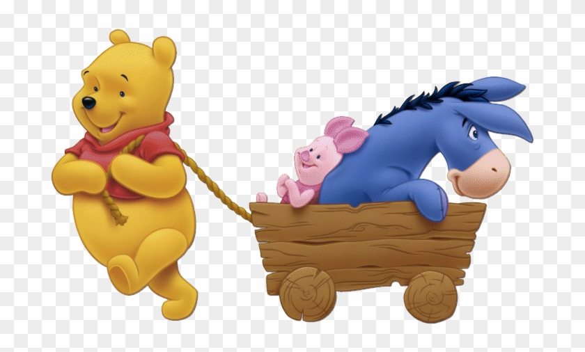 Winnie The Pooh Group Clipart Pic - Winnie The Pooh Piglet And Eeyore #862133