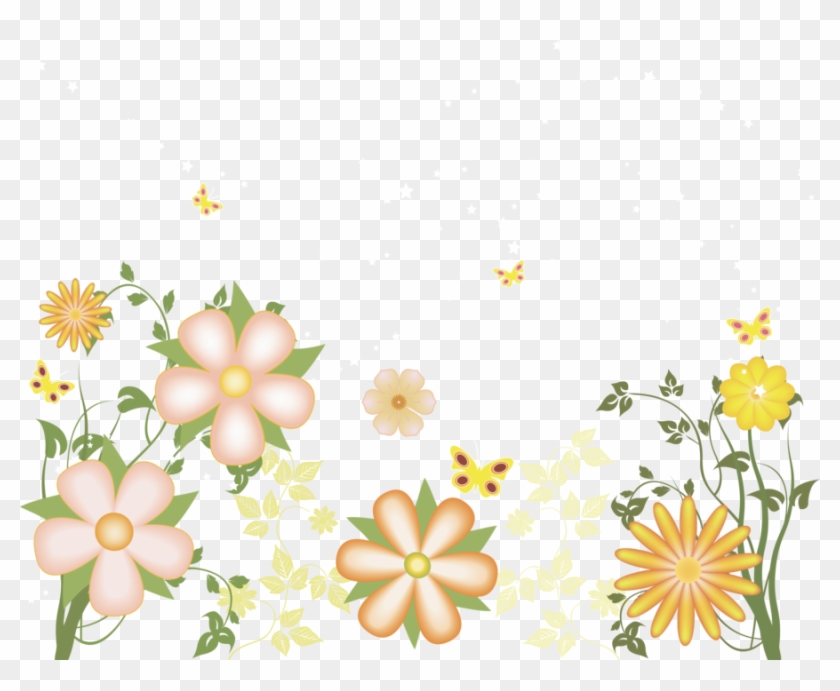 Yellow Flowers Free Transparent Clipart - Yellow Flowers Clipart #862245