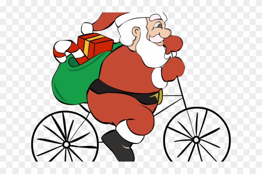Santa Clipart Bike - Spin Siloam #862262