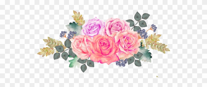 #freetoedit#bloom #pink #frame #flower #border #flowers - Watercolor Painting #862272