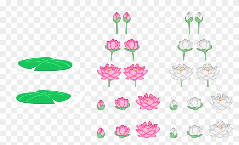 Lotus Flowers And Lilypads By Saturngrl - My Little Pony Flowers #862301
