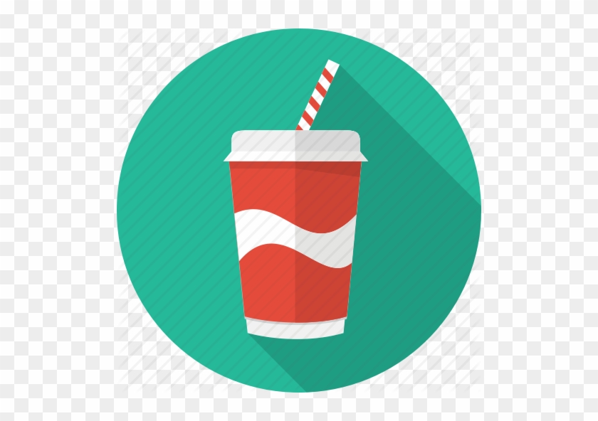 Straw Clipart Coke Cup - Drinking Straw Icon Png #862310