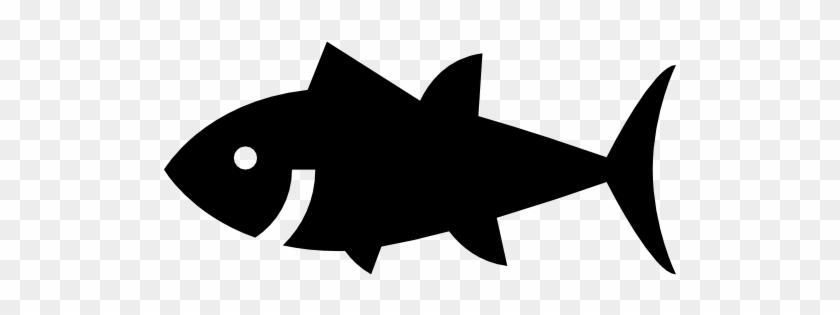 Tuna Free Icon - Pompano Fish Silhouette #862370