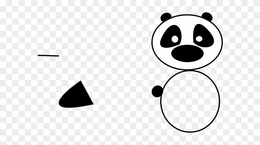 Panda So Far Clip Art At Clker - Scope Reticle #862439