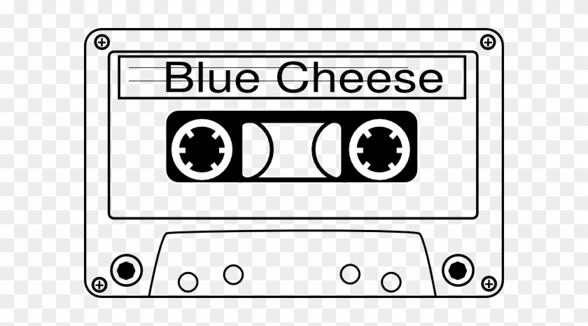 Blue Cheese Clip Art At Clker - Clip Art Cassette Tape #862441