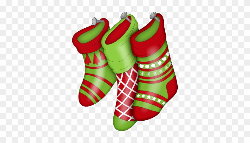 Chaussette,noel - Stockings Christmas Cartoon #862483