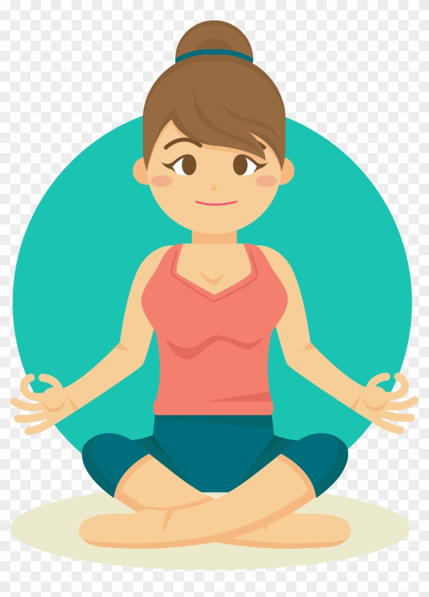 Cartoon Yoga Illustration - Consejos Micof #862491