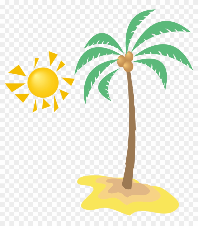 Coconut Tree Png Vector Element - Coconut #862536