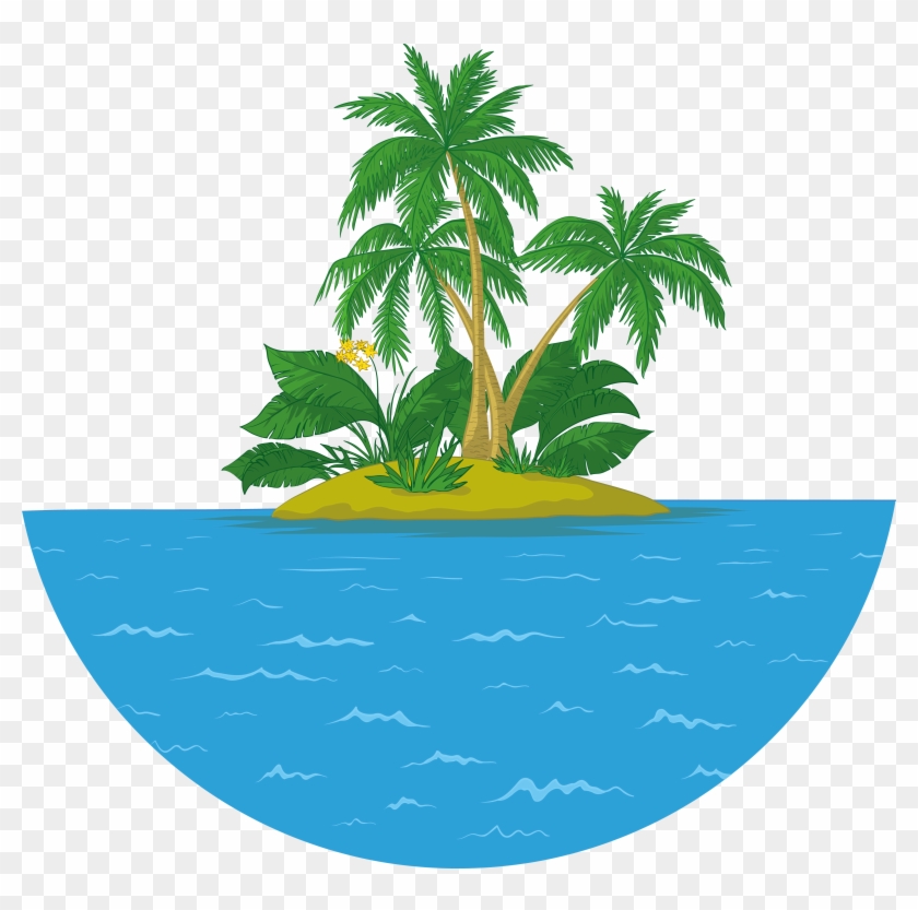 Island Islet Royalty-free Clip Art - Palm Tree Vector #862583