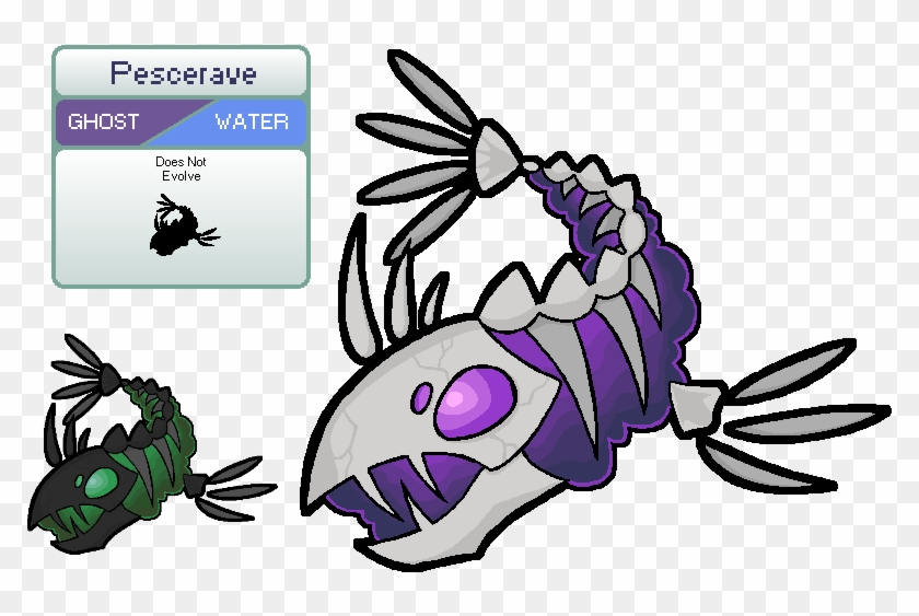 Pokemon Based On Fish Bones - Pokemon Based On Fish Bones #862690