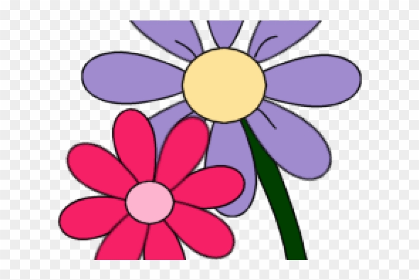 Flowerclipart Cliparts - Pink And Purple Flowers Clip #862782