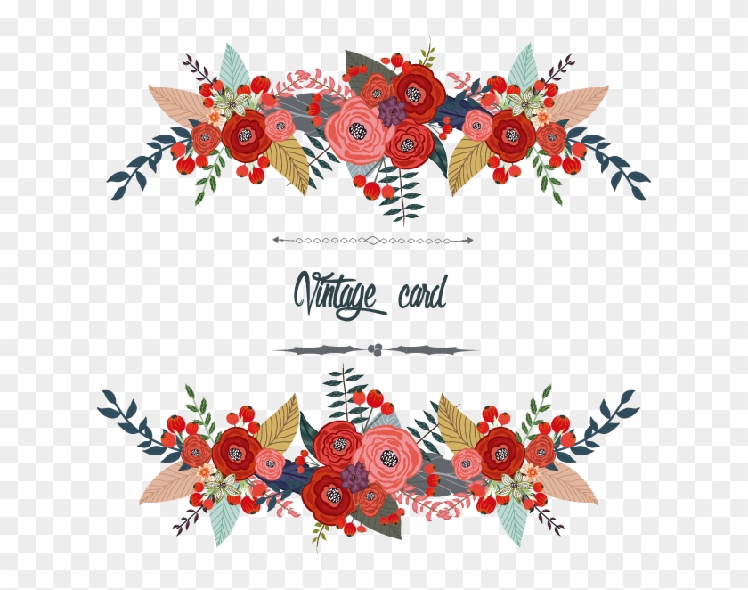 La Planta De La Vid - Floral Vector Border Png #862848