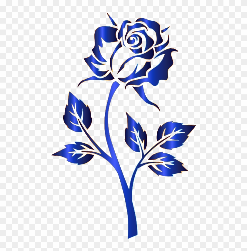 Medium Image - Rose Silhouette Png #862855